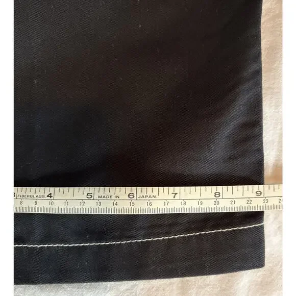 NWT True Religion Outline Graphic Letter Cargo Pants Jet Black Size 36 Rare Y2K
